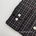 Hidden button-down long sleeve men's shirt